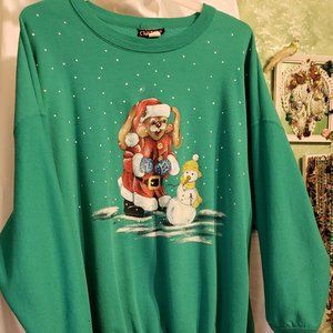 Hand painted sweat shirt